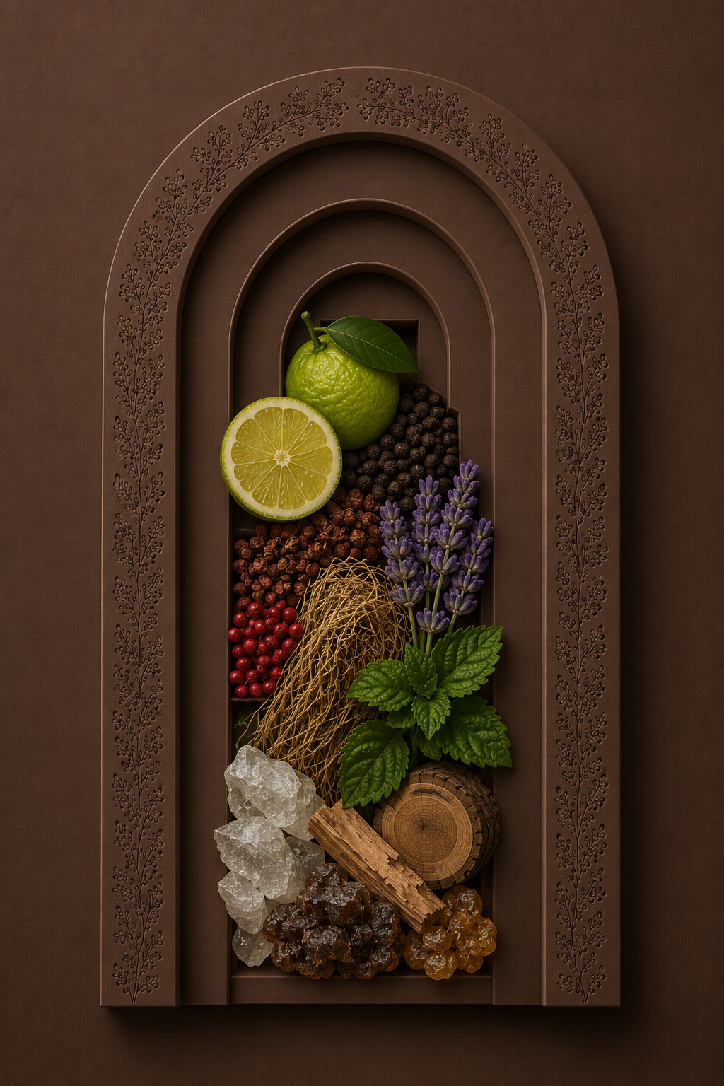 Brun — ingredient still-life